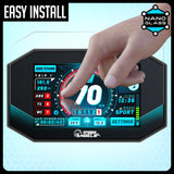 Speedo Angels Honda XL750 Transalp 2023+ Nano Glass Dashboard Screen Protector 2 x Ultra Clear (SAHO26NG2)