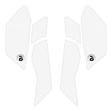 BLOQ BMW R1300GS Motorcycle Tank Grips PREMIUM Clear