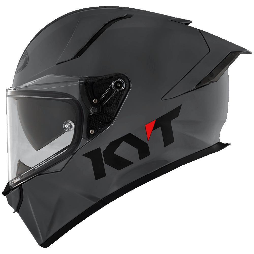 KYT R2R Pro Plain GRL Grey Helmet – LazyAssBikers