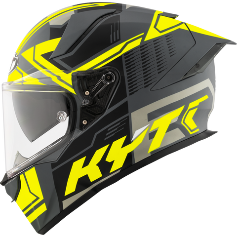 KYT R2R Pro Octane Matt Yellow Helmet