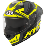 KYT R2R Pro Octane Matt Yellow Helmet
