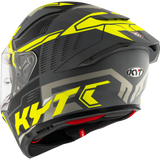 KYT R2R Pro Octane Matt Yellow Helmet