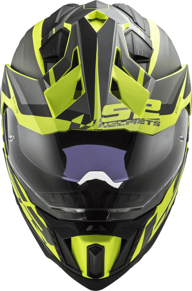 LS2 MX701 Explorer Alter - Matt Black Yellow - Helmet – LazyAssBikers