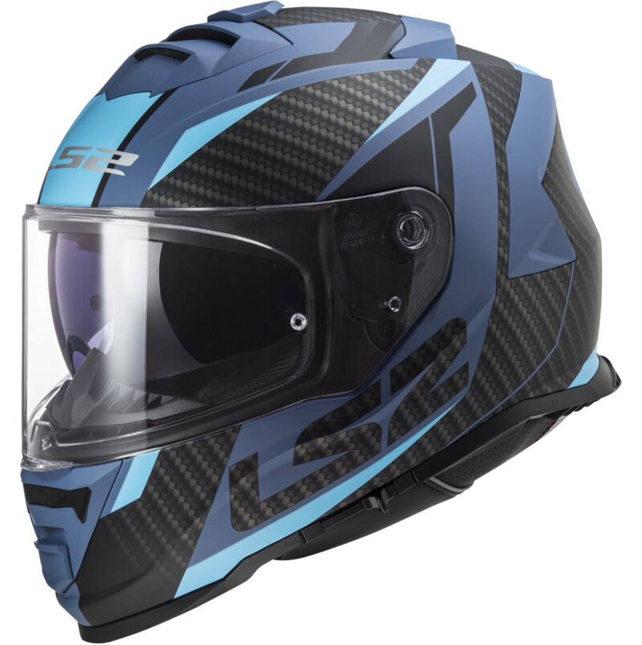 LS2 FF800 Storm II Racer Blue Black Matt Helmet LazyAssBikers