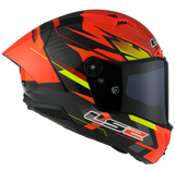 LS2 FF805 Thunder GP Aero Fire Gloss Red Carbon Helmet