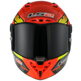 LS2 FF805 Thunder GP Aero Fire Gloss Red Carbon Helmet