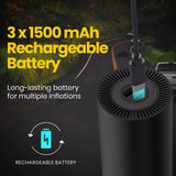 Portronics Vayu 5.0 Portable Tyre Inflator