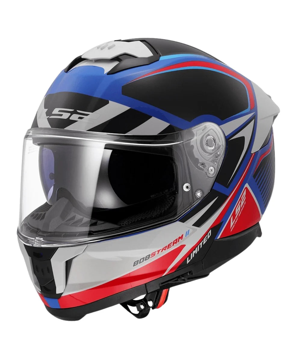 LS2 FF320 Stream II Xtrenta Gloss Blue Red – LazyAssBikers