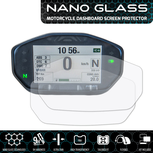 Speedo Angels Proteggi Schermo In Nano Vetro Per SUPERTRAC 950 (2021-) - 2 Pezzi Con Kit Di Montaggio