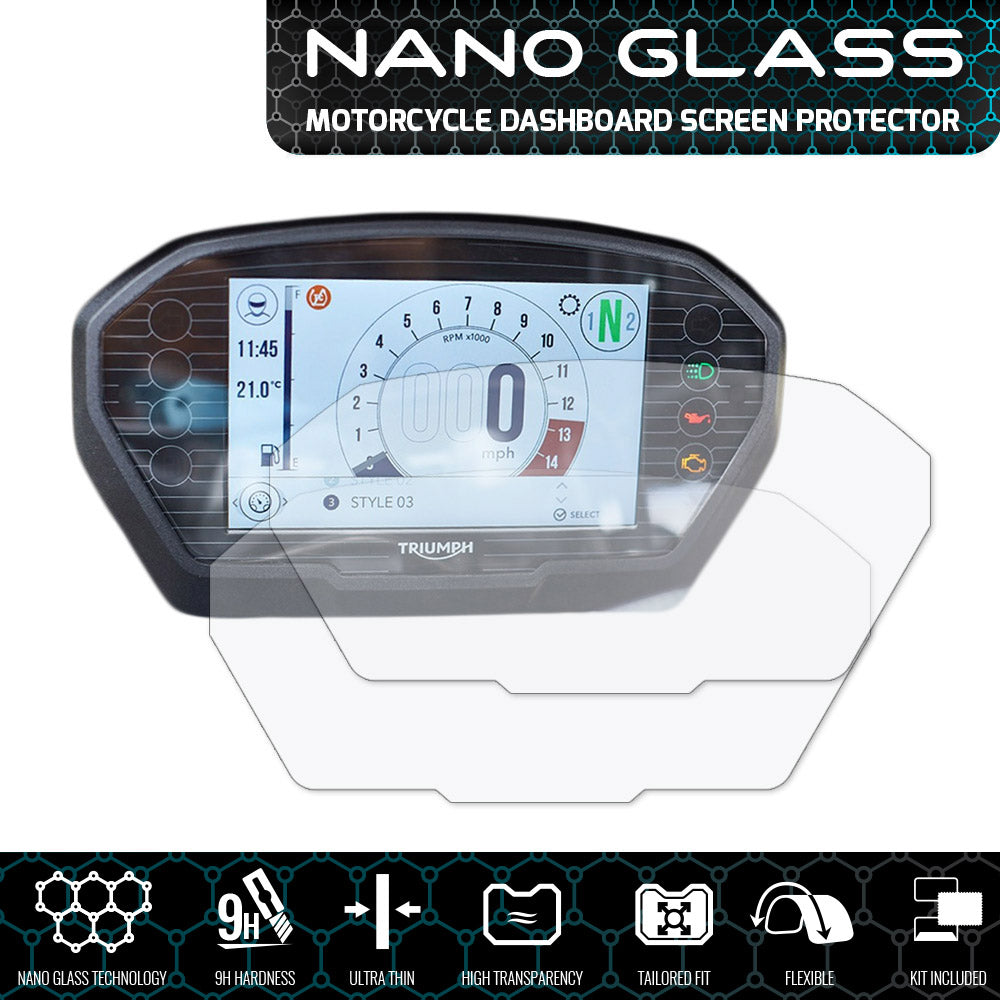 Speedo Angels Triumph Speed Triple (2018+) Street Triple (2017+) Tiger 800, 1200 (2018+) Tiger 900 – Base Model (2020+) Tiger 850 Sport