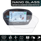 Speedo Angels TRIUMPH Street Triple 765 R/RS 2017+, Speed Triple S/RS 2018+, Tiger 800/1200 2018+ Nano Glass Dashboard Screen Protector (2 x Ultra-Clear)