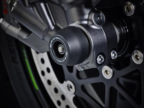Evotech Performance Front Spindle Bobbins for Kawasaki Ninja 650