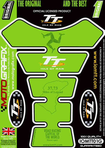 Motografix Isle Of Man TT Races Official Licensed Tank Pad (IOMTT01G)