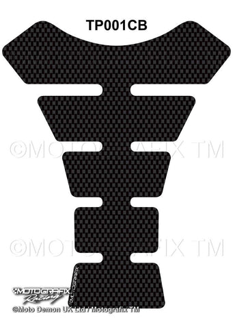 Motografix Universal Plain Carbon Fibre Tank Pad Protector (TP001CB)