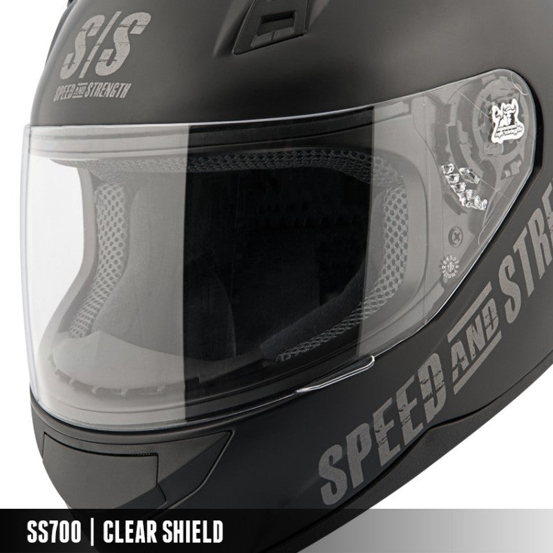Speed & Strength SS7/10/11/12/15 Clear Faceshield (874068) – LazyAssBikers