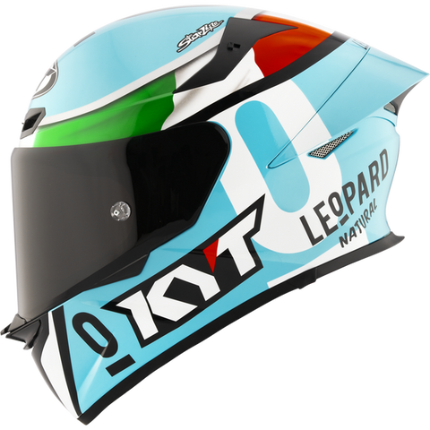 KYT TT-REVO Leopard Replica Tricolore Gloss Helmet
