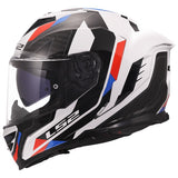 LS2 FF818 Storm III Sporty White Blue Red