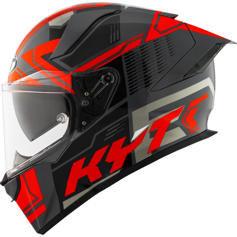 KYT R2R Pro Octane Red Helmet