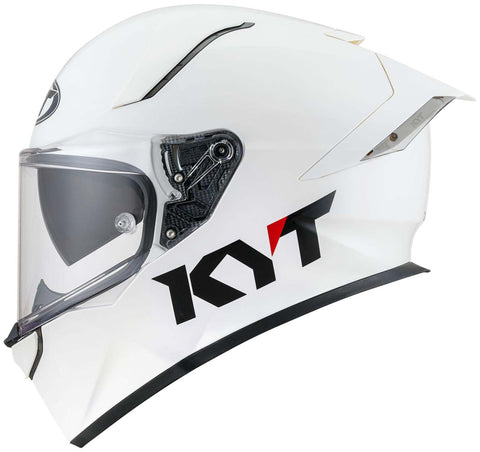 KYT R2R Pro Plain White Helmet