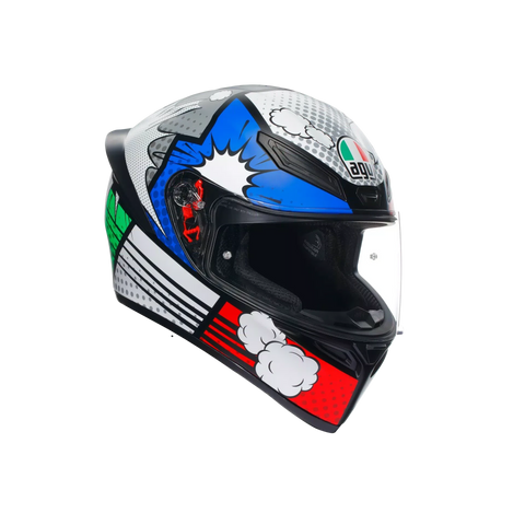 AGV K1 S HELMET - BANG MATT ITALY/BLUE