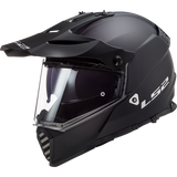 LS2 MX436 Pioneer Evo Solid Matte Black Helmet