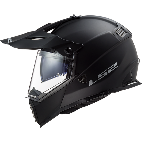 LS2 MX436 Pioneer Evo Solid Matte Black Helmet