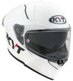 KYT R2R Pro Plain White Helmet