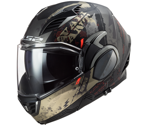 LS2 FF900 Valiant II Gripper Antique Gold Matt Helmet