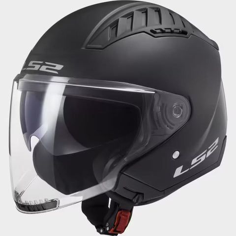 LS2 OF600 Copter Matt Black Half Helmet