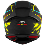 KYT R2R Pro Concept Matt Black Yellow Helmet