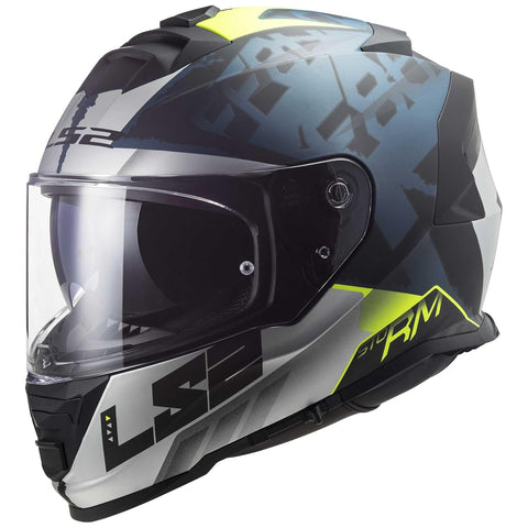 LS2 FF800 Storm II Sprinter Matt Silver Cobalt Helmet