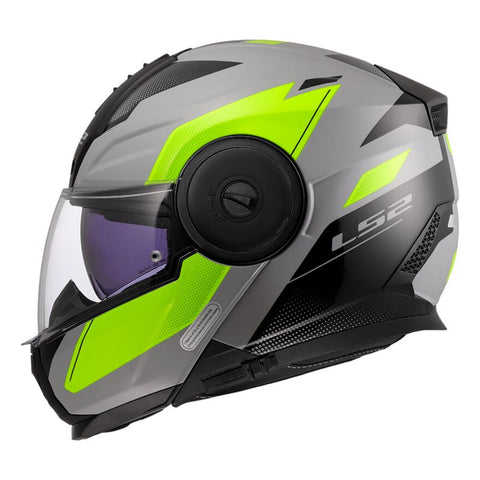 LS2 FF902 Scope II Duria Grey Hi-Viz Yellow
