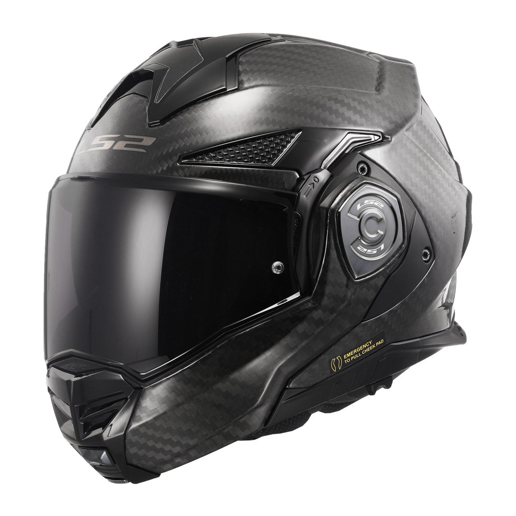 ls2 advant x carbon solid matte helmet LS2 FF901 Advant X Solid Carbon Gloss Helmet – LazyAssBikers