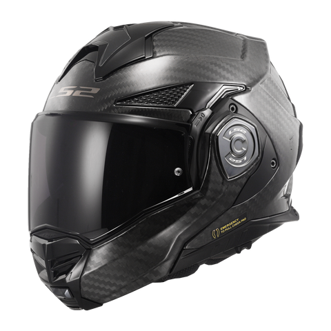LS2 FF901 Advant X Solid Carbon Gloss Helmet