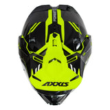 Axxis Wolf Forest Gloss Fluorescent Yellow Helmet