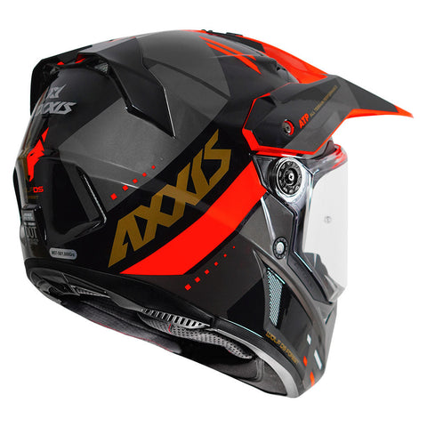 Axxis Wolf Forest Gloss Red Helmet