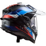 LS2 MX701 Explorer Carbon Frontier - Black Blue Gloss - Helmet