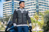 LS2 Bolton Air Riding Jacket CE A Rated Grey Green