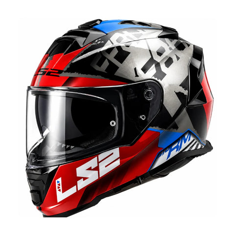 LS2 FF800 Storm II Sprinter Black Red Titanium Helmet