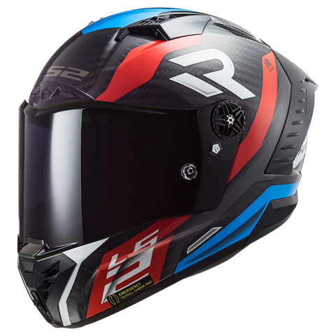 LS2 FF805 Thunder+ Carbon Supra Black Red Blue Gloss Helmet