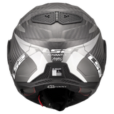 LS2 FF901 Advant X Carbon Horizon Silver Grey Helmet