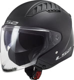 LS2 OF600 Copter II Matt Black Half Helmet