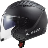 LS2 OF600 Copter II Matt Black Half Helmet