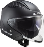 LS2 OF600 Copter II Matt Black Half Helmet
