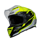 LS2 FF800 Storm II Kronos Yellow White Gloss (D Ring) Helmet