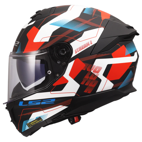 LS2 FF320 Stream II Mika White Red Blue Gloss
