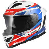 LS2 FF818 Storm III Komai White Blue Red