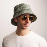 SealSkinz Lynford Waterproof Canvas Bucket Hat - Olive Camo