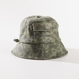 SealSkinz Lynford Waterproof Canvas Bucket Hat - Olive Camo