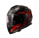 LS2 FF800 Storm II Kronos Red Grey Gloss (D Ring) Helmet
